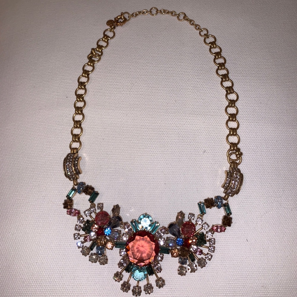 J. Crew Crystal Statement Necklace